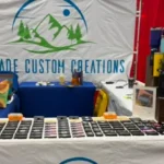Cascade Custom Creations - Metal Wallets For Men Trade Show Setup