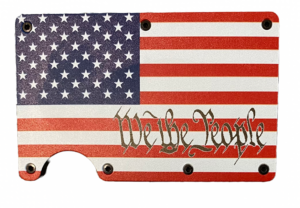 We the people American flag wallet