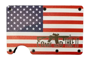 Come and take it USA flag wallet