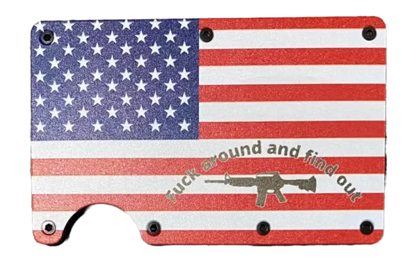 F Around And Find Out Wallet with M16