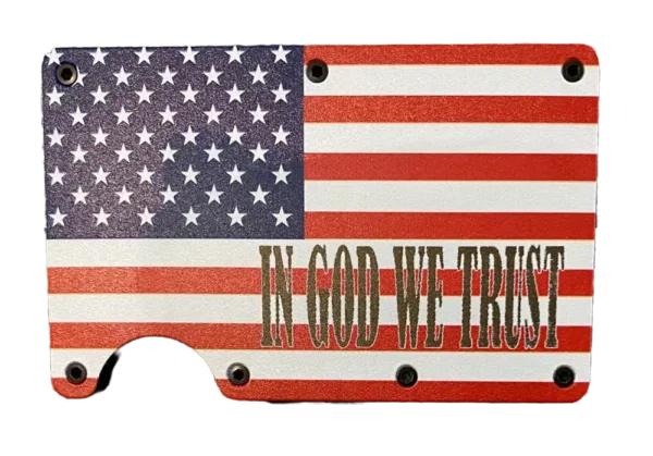 In God We Trust American Flag Wallet