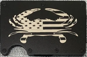 Crab Wallet with American Flag