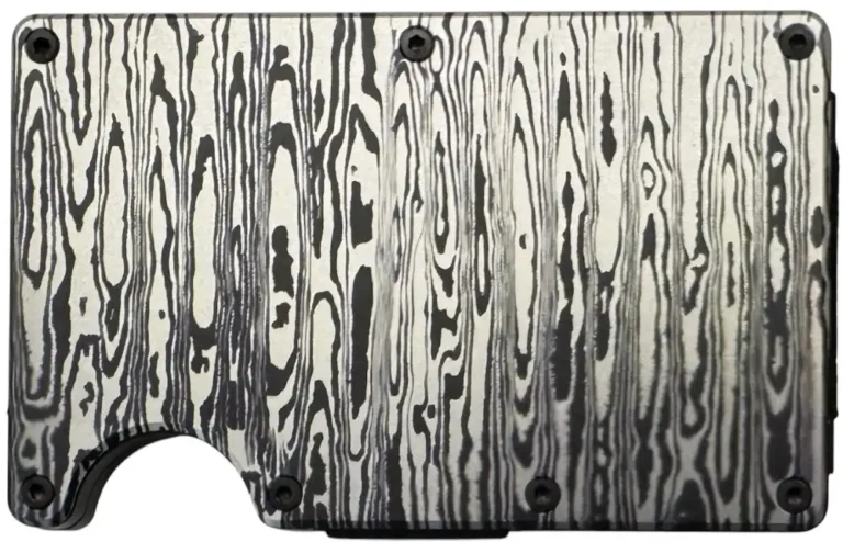 damascus steel wallet