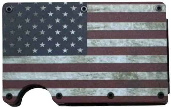 distressed texture wallet