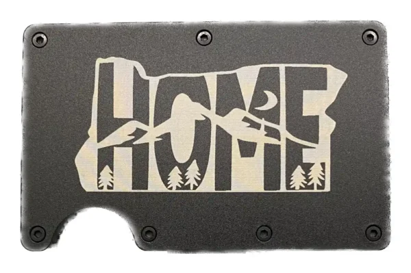 Home - Oregon Wallet with trees and mountains