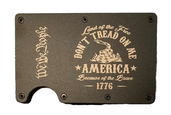 Dont tread on me patriotic wallet