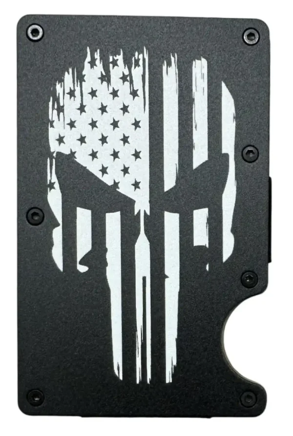 the punisher usa flag silhouette