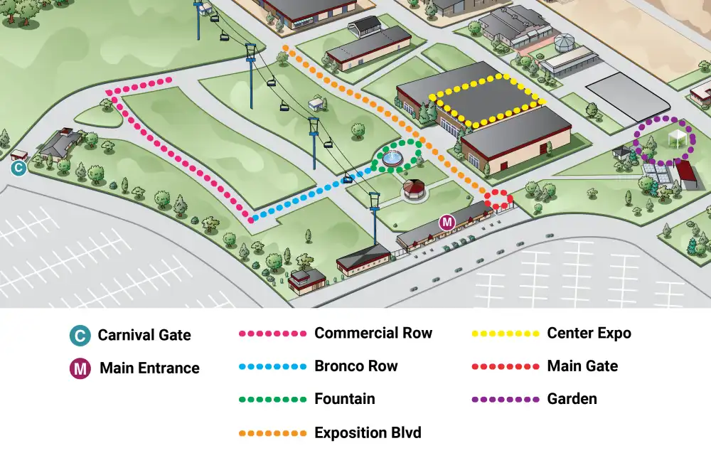 Idaho fair map